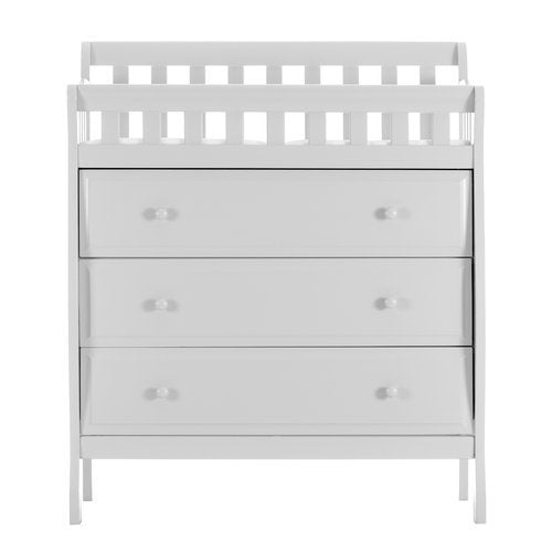 Dream On Me Marcus Changing Table And Dresser, White