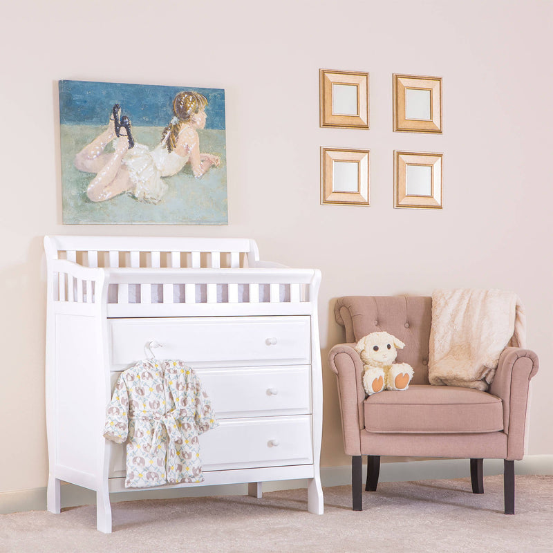 Dream On Me Marcus Changing Table And Dresser, White