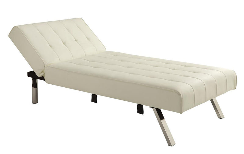 DHP Emily Faux Leather Chaise Lounger