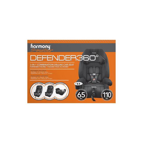 Harmony Defender 360° 3-in-1 Combination Deluxe Car Seat
