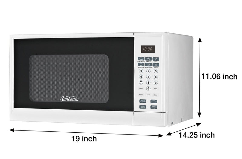 Sunbeam 0.9 Cu.Ft Microwave Oven