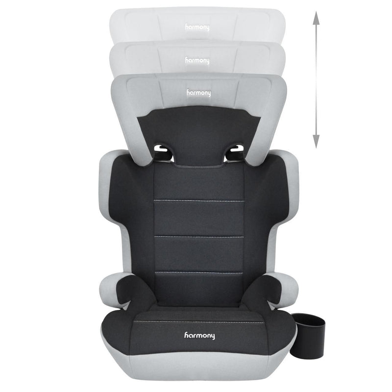 Harmony Dreamtime  Elite Comfort Booster Car Seat - Grey/Black