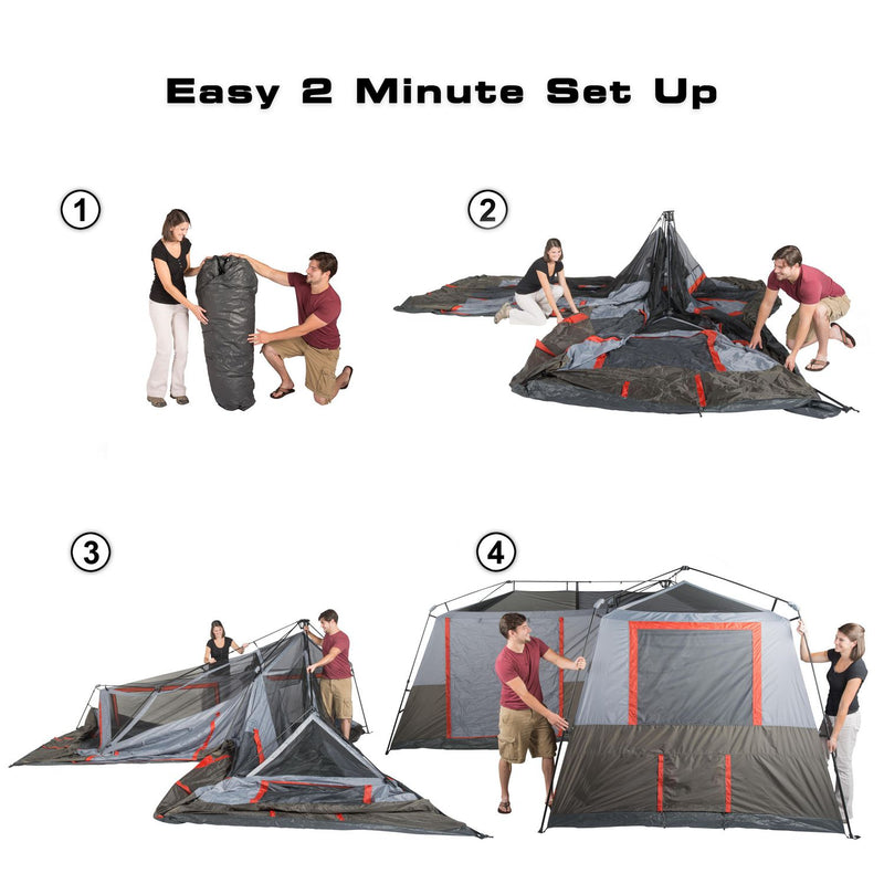 Ozark Trail 12-Person L-Shaped Instant Cabin Tent