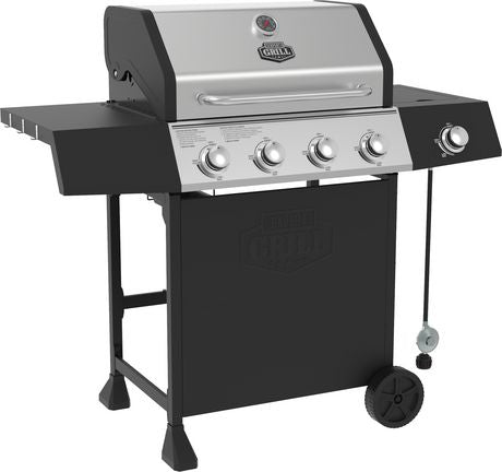 Expert Grill 4 Burner+Side Burner Gas Grill with Stainless Steel Lid