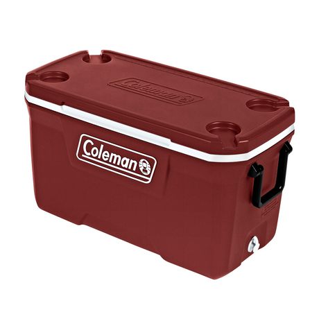 Coleman 70-Quart Hard Ice Chest Cooler, Mahogany