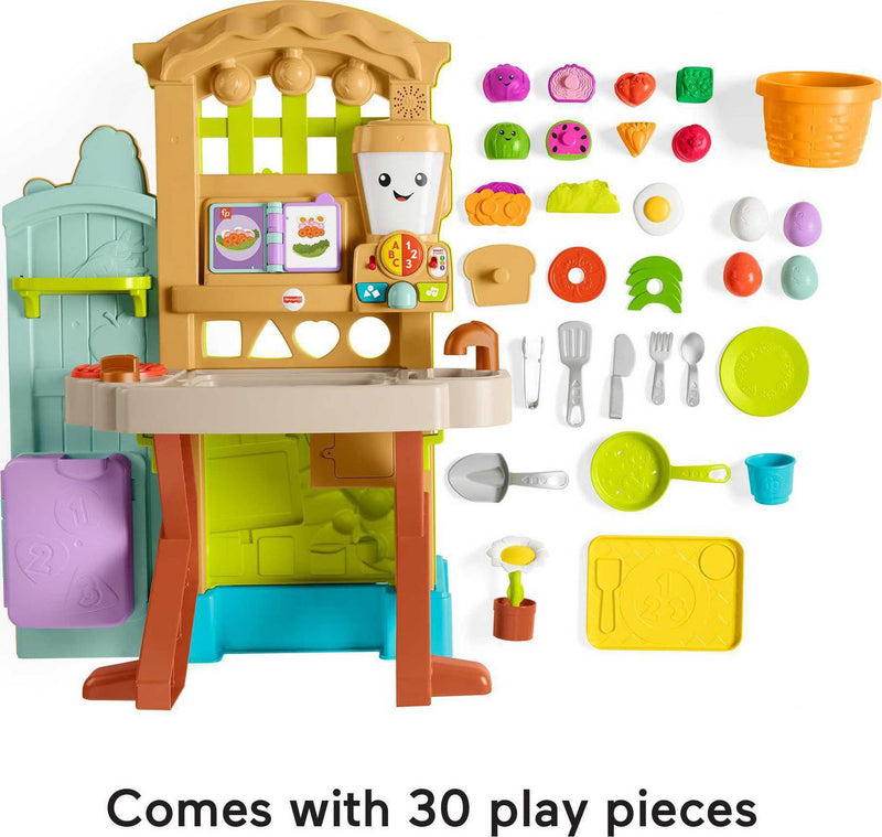 Fisher-Price Laugh & Learn Grow-the-Fun Garden to Kitchen - Bilingual Edition