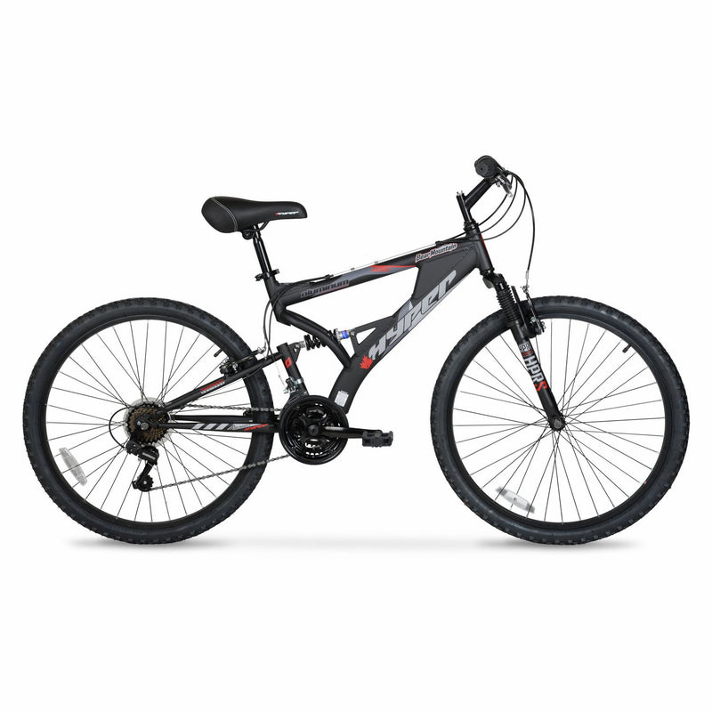 26" Hyper Bicycles Bear Mountain Full Suspension Men's Aluminum Mountain Bike - Real deal Outlet
