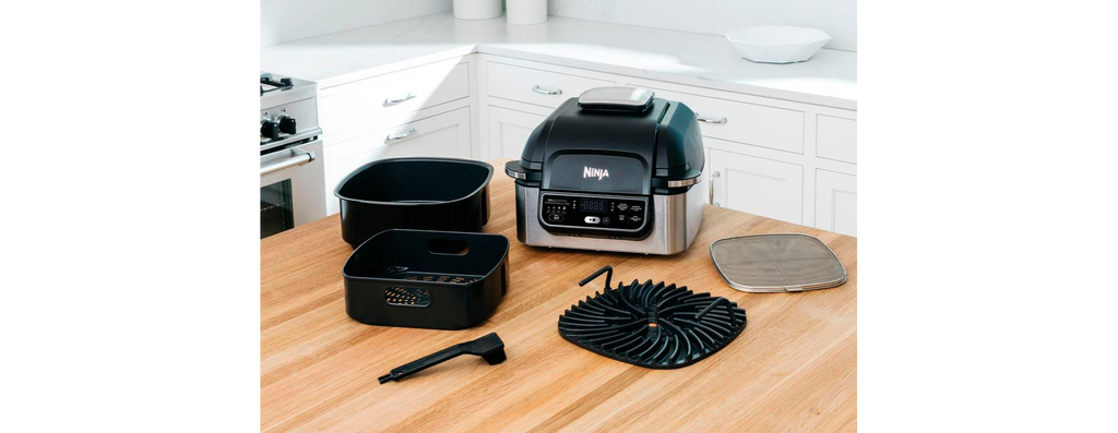 5-in-1 Indoor Grill with Integrated Smart Probe, 3.9 L (4 qt.) Air Fryer Air