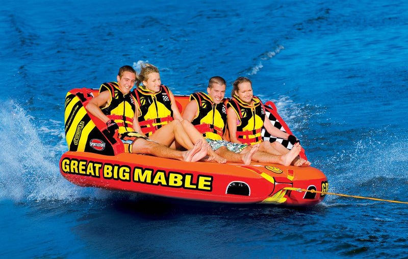 Sportsstuff Great Big Mable Quadruple Rider Inflatable Towable Tube
