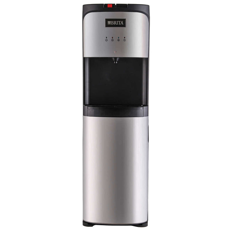 BRITA- Bottom-Loading Water Cooler with Built-in Brita Filter, Stainless Steel