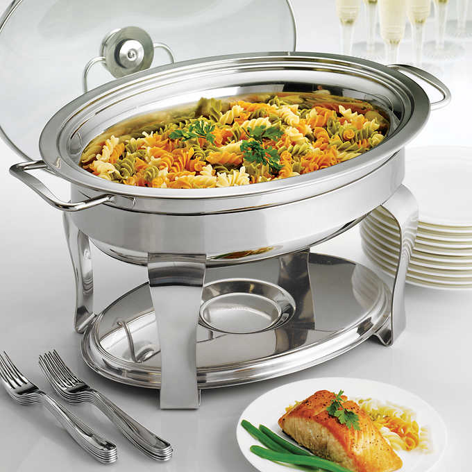 Tramontina 4.2-quart Chafing Dish Stainless Steel - Real deal Outlet