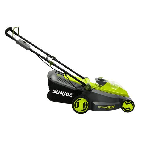 Sun Joe iON16LM Cordless Lawn Mower, 16 inch, 40V, Brushless Motor - Real deal Outlet