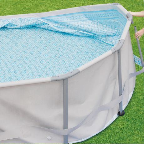 Summer Waves Elite 16' X 48" Round Premium Metal Frame Swimming Pool - Real deal Outlet