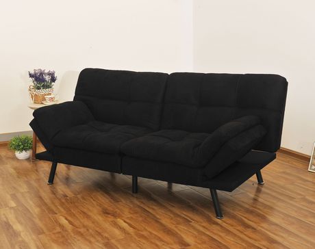 Mainstays Memory Foam Futon Sofa Bed - Real deal Outlet