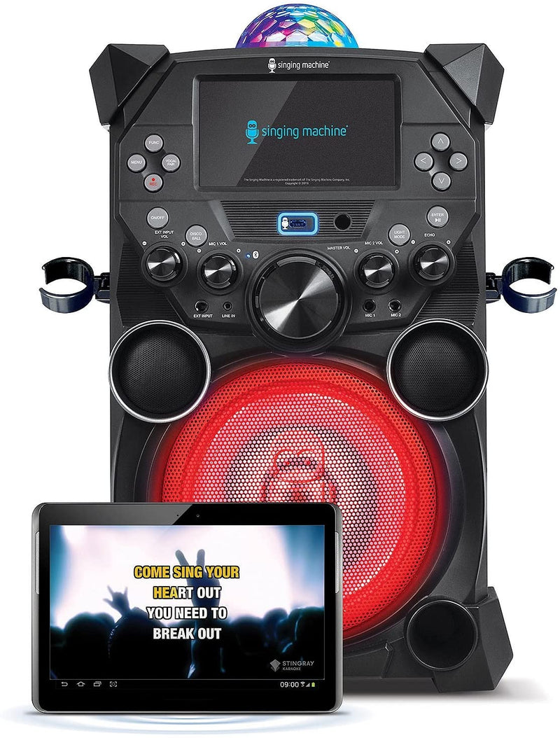 Singing Machine Fiesta Plus Hi-Def Karaoke System with LCD Monitor