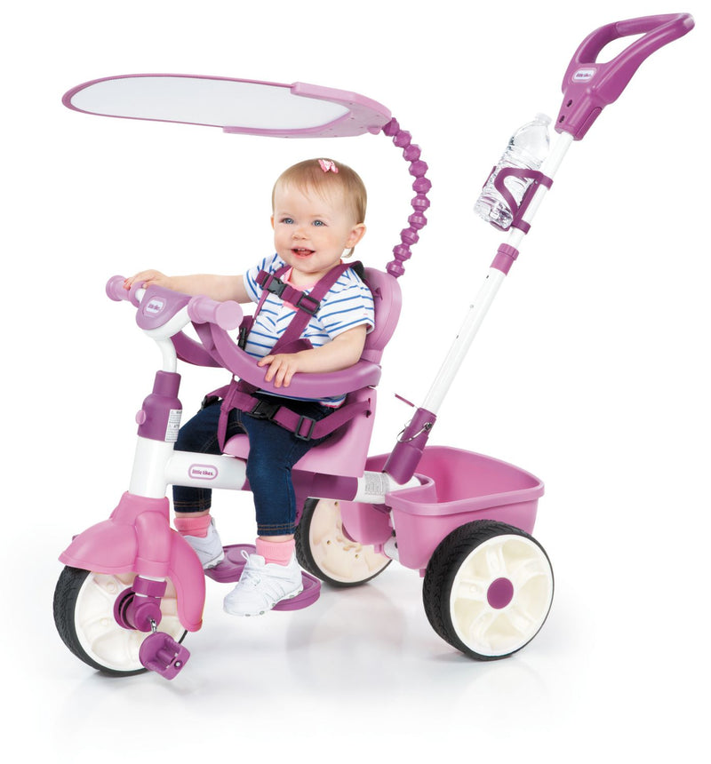 Little Tikes 4-in-1 Basic Edition Trike, Pink